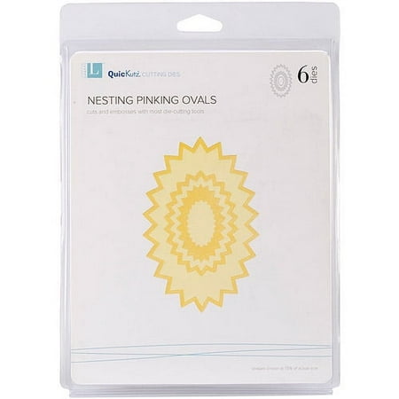 Lifestyle Nesting Dies-Pinking Ovals, 6 Dies, Pk 1, Lifestyle Crafts