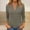 *Khaki, variant on Womens Shirts， Long Sleeve V Neck Tee，Soft Casual T-Shirts Khaki,Womens Plus S