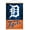 Premium Print and Beechwood Hanger Bundle, variant on MLB Detroit Tigers - Logo 18 Wall Poster with Wooden Magnetic Frame, 22.375" x 34"