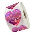 thumbnail image 3 of GUOOL 2xHeart Stickers Roll Paper Label Stickers Birthday Home Diner Love Stickers, 3 of 9