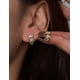 thumbnail image 3 of Aretes de robot dorados de oro laminado, 3 of 6