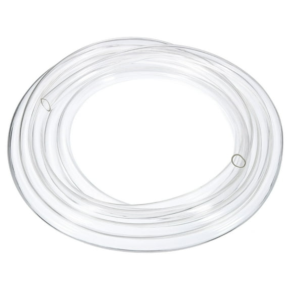 Tubing, 13mm ID x 15mm OD - 13 Feet Long Clear Vinyl Water Pipe, Lightweight Plastic Flexible
