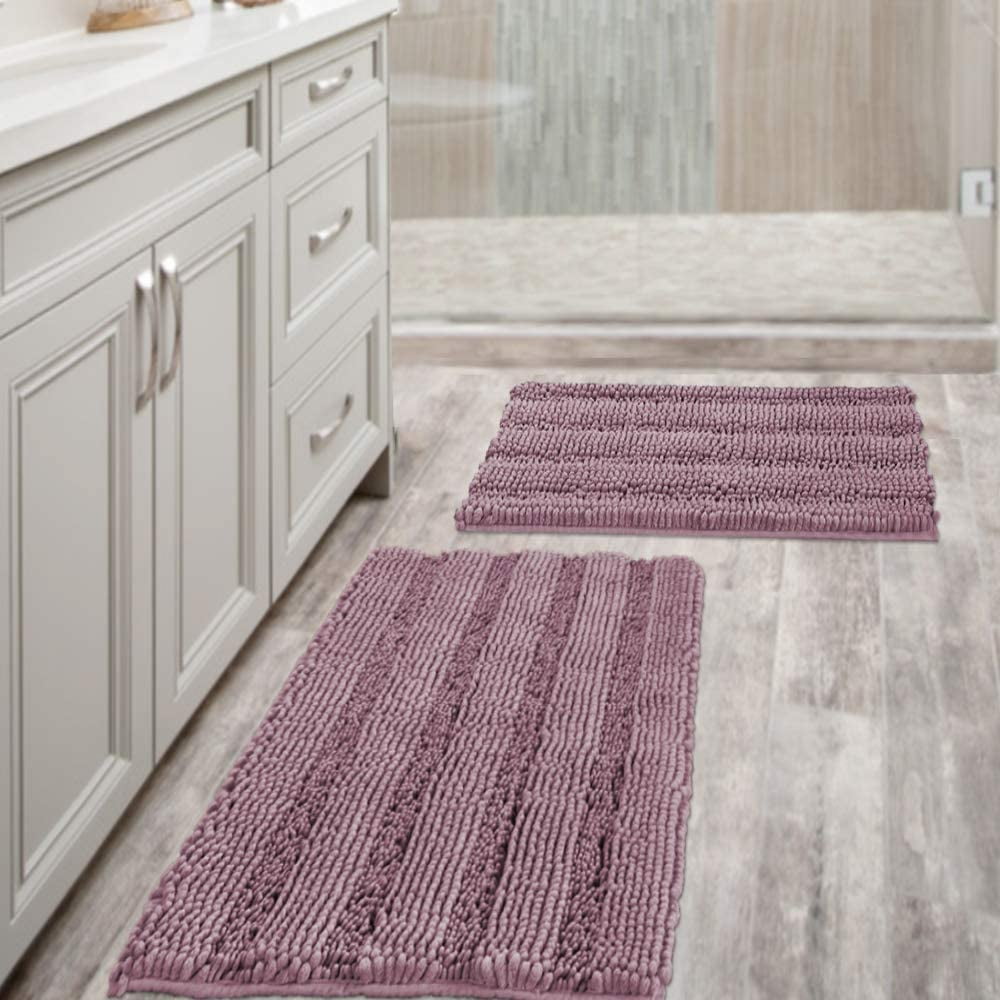 Incredibly Soft Absorbent Bathroo Details about   Purple Memory Foam Mat For Kitchen or Bath 
