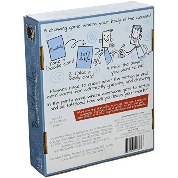 Juego de adivinanzas Bodydoodles The Tattoo de Haywire group Haywire ...