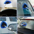 thumbnail image 5 of Car Windshield Cleaning Tool Set, Interior Exterior Auto Glass Cleaner Kit with Extendable Handle and 4 Reusable Microfiber Pads for Cars Trucks and Home, 5 of 8