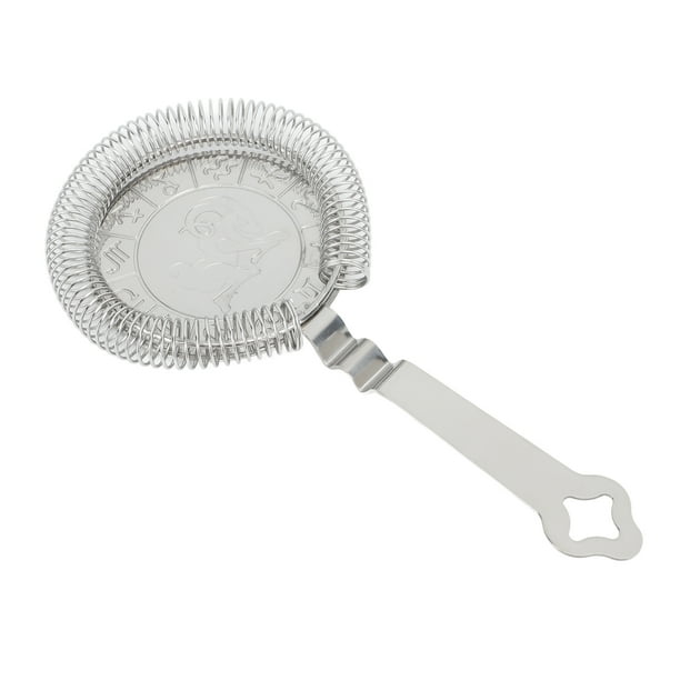 Colador De Cóctel De Acero Inoxidable 304, Filtración Efectiva, Buena Separación De Hielo, Diseño Multifuncional, Fácil De Usar Para Camareros De Bar En Casa