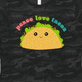 thumbnail image 4 of Inktastic Peace Love Tacos Women's T-Shirt, 4 of 5