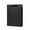 B-Black, variant on A4 Rotating Ring Binder, Transparent Frosted Folder for Exam Papers and Notes, Side-Loading Document Organizer for Campus and Office, Includes Color-Coded Subject Labels