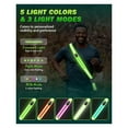 thumbnail image 4 of LED Reflective Belt Sash High Visibility Night Safety Belt, Rechargeable Light Up Running Gear Adjustable Vest Straps, 4 of 9