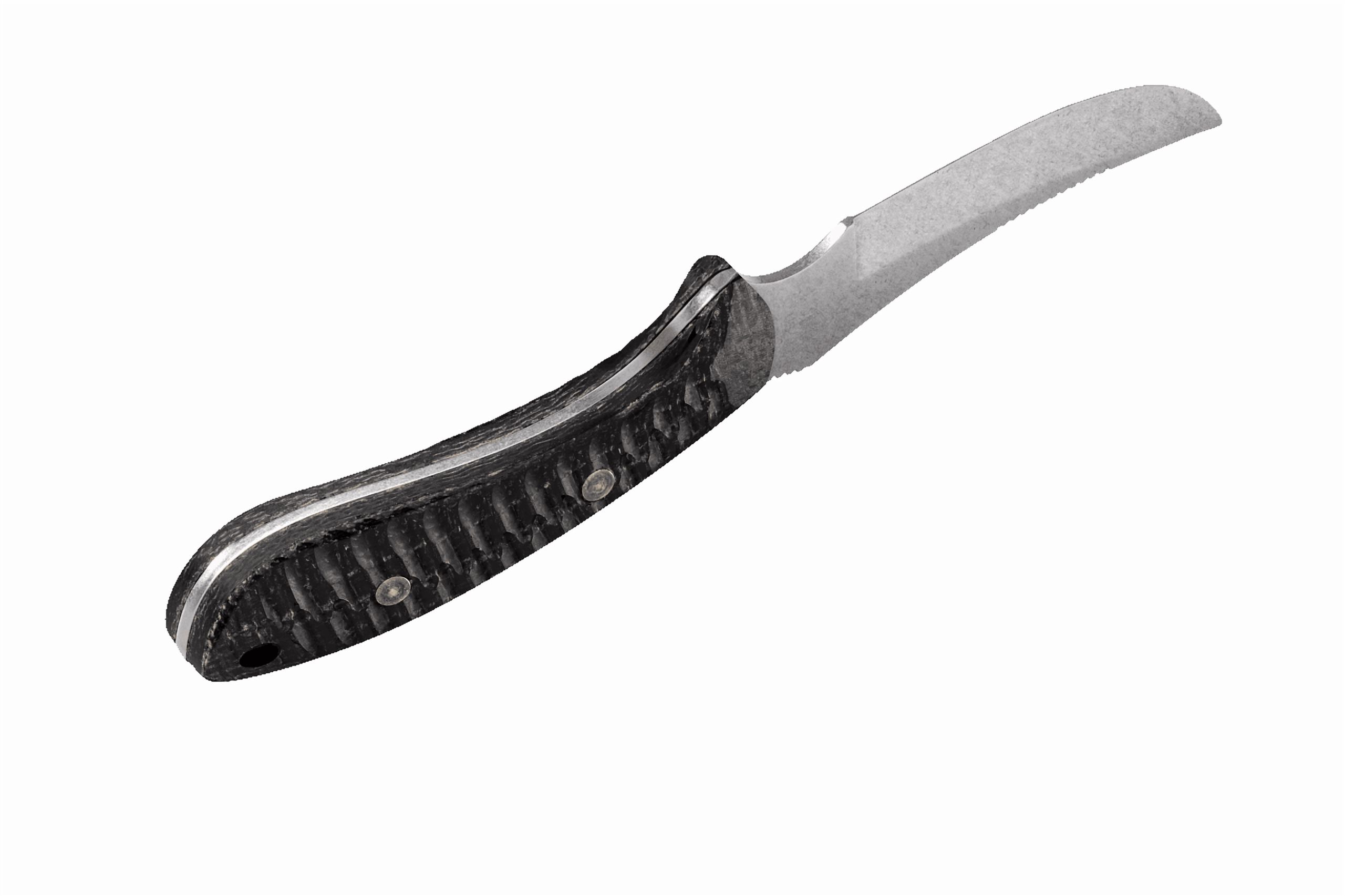 Case XX Knives Ridgeback Fixed Blade Hunter Black Burlap Stainless Knife