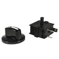 thumbnail image 4 of HQRP Heavy-Duty Rotary Switch 3-Position 2-Speed 120V-250V, 15A Fan Heater Speed Selector, UL Listed, 4 of 7
