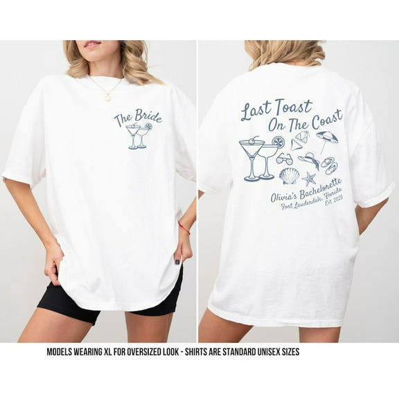 Last Toast On The Coast T-Shirts Beach Bachelorette Party T-Shirts Bachelorette Shirts Beach Costal Bachelorette Shirts Bachelorette Shirts TH190501