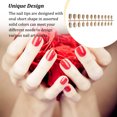 thumbnail image 2 of Nail Art Delicate Removable Artificial Tips Extension Fingernails Fashion Wraps Manicure Tools Decoration for Girls Type 6, 2 of 6