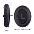 thumbnail image 3 of 1 Pair Soft Cover Headphone Accessories Cushions Ear Pads Foam Leather Replacement WHITE, 3 of 8