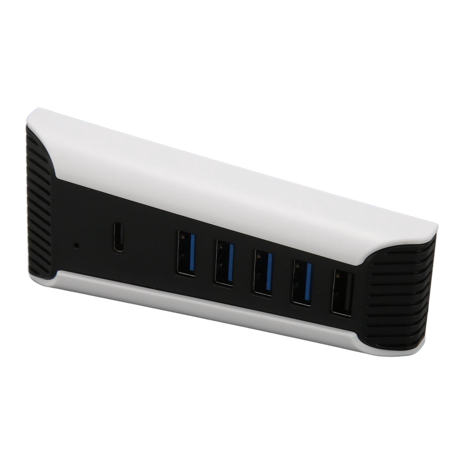 USB High Speed Expansion Hub, 1x USB Fast Charging Port 5 Port USB Hub Portable ABS Stable  for Game Console