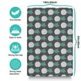 thumbnail image 5 of Pineapple Lover Dog Food Mat, Waterproof Absorbent Pet Feeding Mat with Exotic Tropical Fruit Print, Durable Non-Slip, Quick Dry, Easy Clean Mat for Dogs and Cats, 5 of 7
