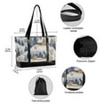 thumbnail image 2 of FORMRS Laptop Tote Bag for Women with 15.6" Computer Compartments Handbag, Snowy Winter, 2 of 7