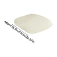thumbnail image 2 of Stretchy Office Chair Seat Cover, XL Size in Black or Khaki, Washable Fleece Cushion Protector, 2 of 6