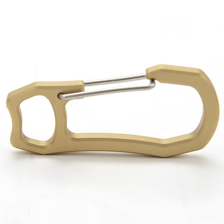 Ruibeauty Solid Brass Carabiner Key Ring Key Chain Buckle Clip Snap Hook  Handbag Clasp 
