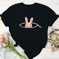 thumbnail image 4 of Xuyuer Easter Bunny Shirt for Women Cute Rabbit Graphic T Shirt Funny Short Sleeve Happy Easter Tee Tops Women's Round Neck Short Sleeve Easter Casual T-shirt, 4 of 4