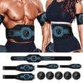 thumbnail image 2 of Electric Abdominal Muscle Toner with EMS Technology for Core Strength Training, Rechargeable Wireless Fitness Stimulator for Abs, Arms, Legs, 2 of 8
