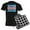 With Checker Pant, variant on CafePress - Abstract Paint Splatter Transgender Pride Flag Pajamas - Men's Dark Loose Fit Cotton Pajama Set