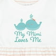 thumbnail image 4 of Inktastic My Mimi Loves Me Girls Baby Dress, 4 of 5