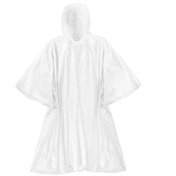 Lightweight Waterproof Poncho – Compact Rain Protection for Travel and Outdoor Use: 1CT
