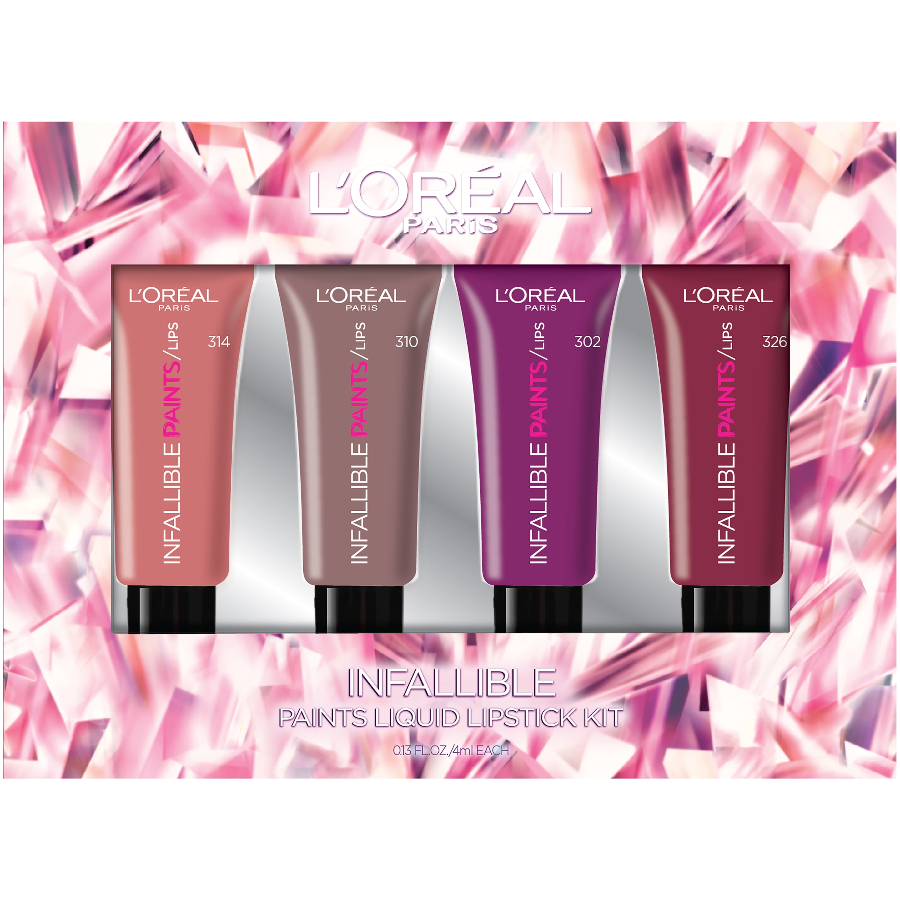 Loreal Infallible Paints Liquid Lipstick Set