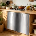 thumbnail image 6 of Dark Grey White Cabinet Curtain 35"Wx35"L,Dustproof Under Sink Skirt with Self Adhesive Tape,Farmhouse Ombre Color Modern Simple Cabinet Curtain Cover for Kitchen Sink,Bathroom Vanity,Laundry Room, 6 of 9