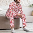 thumbnail image 7 of Sikiie Cute Watermelon Mens Pajama Set, Soft Warm Long Sleeve Sleepwear, Cozy Button-Down Pjs for Men-X-Large, 7 of 7