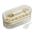 thumbnail image 2 of Ice Cube Tray With Lid & 63pcs Ice Cubes For Freezer(21 42.63 Per Layer) One Button Design Easy To Release Perfect For Coffee Drinks, 2 of 9