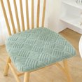 thumbnail image 4 of Plush Non-Slip Horseshoe Shaped Seat Cushion, Thick Warm & Washable Dining Chair Pad for Winter, Soft & Comfortable Furniture Protector, 4 of 6