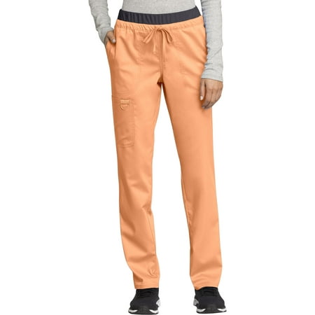 Cherokee Workwear Revolution Women's Scrubs Pant Mid Rise Tapered Leg Drawstring WW105