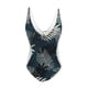 thumbnail image 4 of MKLEKYY Trajes De Baño Mujer Completo Women Printi Swimsuits Monokini Bathing Suits V Neck Swimwear Swimsuits 222, 4 of 4