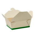 thumbnail image 6 of Sustain 45 oz Rectangle Bamboo Paper #8 Bio Box Take Out Container - with PLA Lining, Compostable - 6 3/4" x 5 1/2" x 2 1/2" - 50 count box, 6 of 11