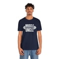 thumbnail image 5 of Muscle uncle Weightlifter uncle cool new uncle uncle gym Unisex T-shirt, 5 of 8