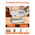thumbnail image 4 of VEVOR Continuous Bag Band Sealing Machine,0.24-0.47 in/6-12 mm Seal Width, Vertical Band Sealer Machine with Digital Temperature Control, Carbon Steel Bag Sealer for 0.02-0.8 mm Plastic Bags Films, 4 of 10