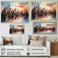 thumbnail image 4 of Designart "New York Pop Art wall art II" Cityscapes Floater Framed Canvas Wall Art, 4 of 7