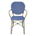 thumbnail image 2 of Furniture of America Hamner French Aluminum Patio Armchair in Blue (Set of 2), 2 of 6