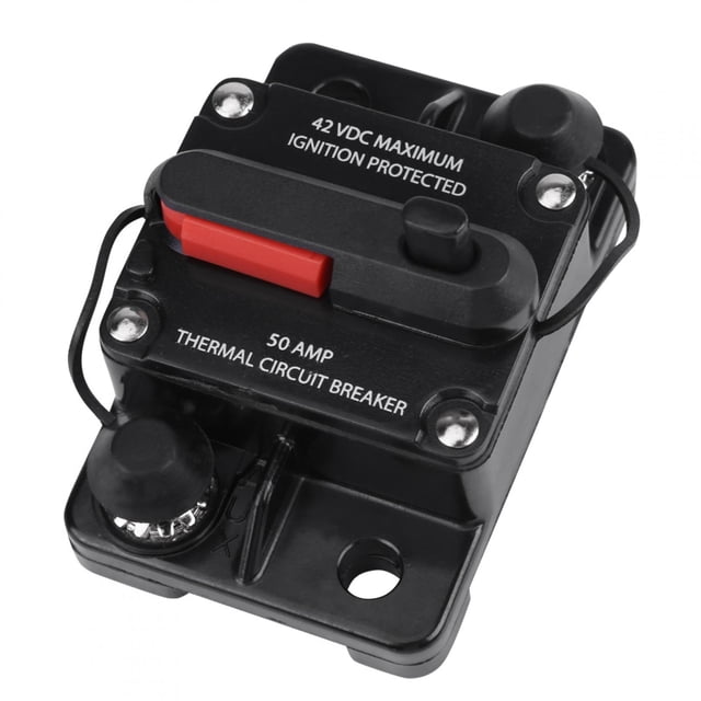 Noref DC12V-42V 50A-300A Disjoncteur Audio Stéréo de Voiture Réinitialisation Manuelle, Disjoncteur Audio de Voiture, Réinitialisation Manuelle