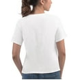 thumbnail image 2 of Women's G-III 4Her by Carl Banks White Phoenix Suns Play the Ball Cropped T-Shirt, 2 of 2