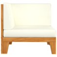 thumbnail image 4 of vidaXL 8 Piece Garden Lounge Set with Cushions Solid Acacia Wood, 4 of 12