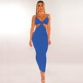 thumbnail image 4 of IROINNID Sheath Dress For Women Fashion Sexy Irregular Backless Night-club Party Sling Long Dress Ankle-Length Solid Color Dress, 4 of 8