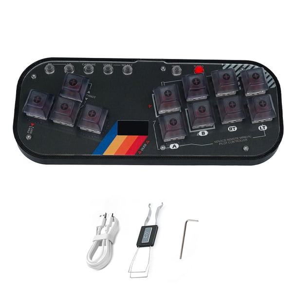 Mini mando Fight Stick SOCD Arcade Stick Teclado RGB Cherry Switch para PC/Android/PS4/Switch