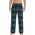 thumbnail image 1 of Fotbe Animal Footprints Pantalones de Pijama para Hombre, Pantalones de Dormir, Pantalones de Casa con Cintura Ajustable y Bolsillos-X-Large, 1 of 6