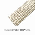 thumbnail image 3 of Vacemry Rug Pad Non Slip Mat For Hard Floors, Carpet Stay In Place Underlay For Area Rugs, Washable Rug Tape Double Sided Grip Liner, Stops Sliding Bunched Rugs For Tile Wood Laminate Vinyl, 3 of 8