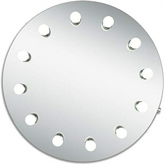 Elegant Decor Hollywood Round Vanity Mirror 5000K D27.5 (MRE8545K)