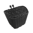 thumbnail image 3 of Portador de canasta de bicicletas conveniente para instalar una caja de transporte de cesta de almacenamiento ligero para la mayoría de Negro, 3 of 8