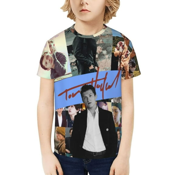 Tom Holland Kids T-Shirt 3d Printed Graphic T-Shirts Boys And Girls Short Sleeve Shirts For Youth Kids X-Small